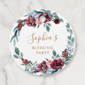 Christliche Mutter und Baby Segen Party Geschenkanhänger (Vorderseite)