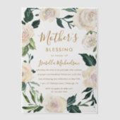 Christliche Mutter und Baby Segen Party Pergament Einladungen (Vorderseite)