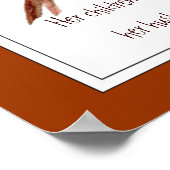 Christliche Mutterschrift Sprichwörter 31 Wasserfa Poster (Ecke)