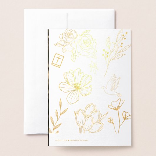 Christliche Muttertagskarte Folienkarte (Rückseite mit Umschlag)