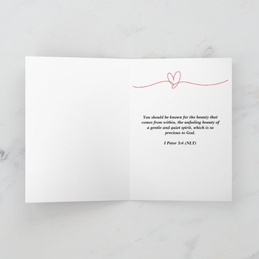 Christliche Muttertagskarte Karte (Innenseite)