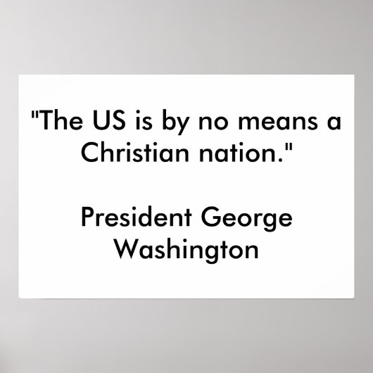 Christliche Nation Poster (Vorne)