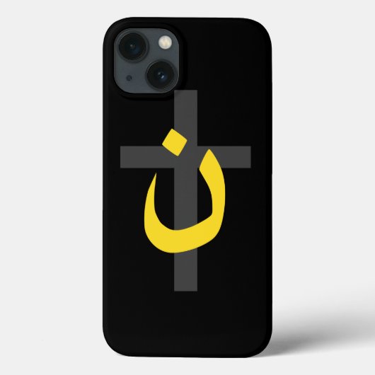 Christliche Nazarene Symbol Solidarność Kreuz Bold Case-Mate iPhone Hülle (Rückseite)