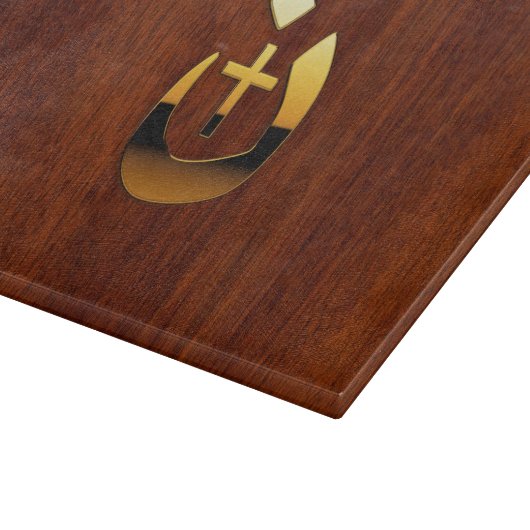 Christliche Nazarene-Symbolik Schneidebrett (Ecke)