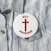 Christliche, nicht beschädigte Textgestaltung des  Button (Beispiel)