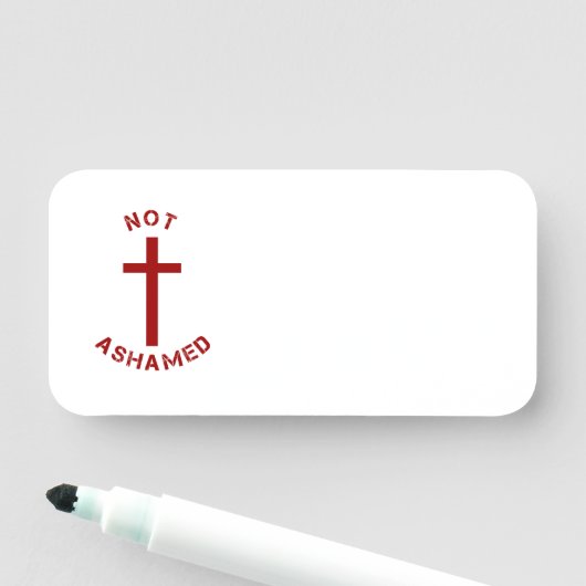 Christliche, nicht beschädigte Veranstaltungen der Namensschild (Beispiel)