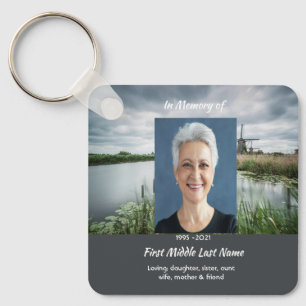 Christliche niederländische Windmühle Andenken  Schlüsselanhänger