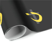 Christliche NS-Symbol Solidarität Cross Black Geschenkpapier (Rolleneckpunkt)