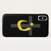 Christliche NS-Symbol Solidarität und Kreuz Case-Mate iPhone Hülle (Rückseite (Horizontal))