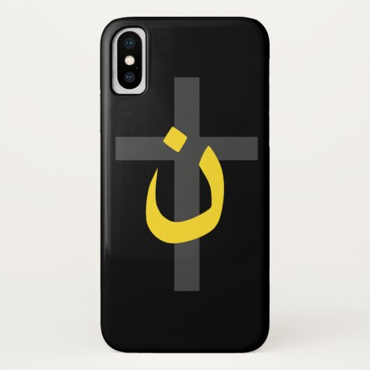 Christliche NS-Symbol Solidarität und Kreuz Case-Mate iPhone Hülle (Rückseite)