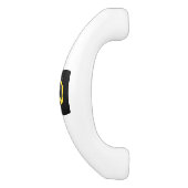 Christliche NS-Symbol Solidarität und Kreuz Keramik Schrankknauf (Seitenansicht)