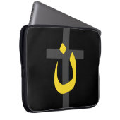Christliche NS-Symbol Solidarität und Kreuz Laptopschutzhülle (Vorne Rechts)