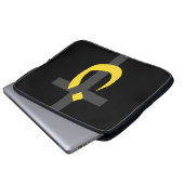 Christliche NS-Symbol Solidarität und Kreuz Laptopschutzhülle (Vorne Knopf)