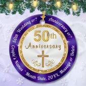 CHRISTLICHE Ornamente zum 50. Hochzeitstag