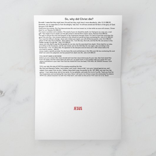 Christliche Osterfeier Feiertagskarte (Innenseite)