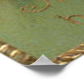 Christliche Osterlilie Poster (Ecke)