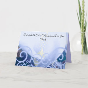 Christliche Ostern-Karten-Hoffnung in seiner Feiertagskarte