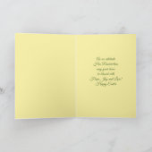 Christliche Ostersegmente Feiertagskarte (Innenseite)