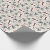 Christliche Ostersymbole Geschenkpapier (Ecke)