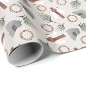 Christliche Ostersymbole Geschenkpapier (Rolleneckpunkt)