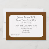 Christliche Party Einladung (Rückseite)