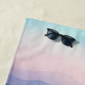 Christliche Pastelwellen Strandtuch (Beispiel)