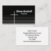 Christliche "Pastor Business Cards" | Einfaches El Visitenkarte (Vorne/Hinten)