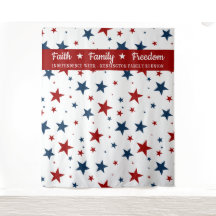 Christliche Patriotische Stars Fotobooth Hintergru