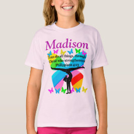 CHRISTLICHE PERSONALISIERTE GYMNASTIK T SHIRT