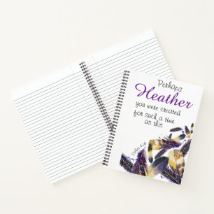 Christliche Personalisierte Schrift Notizblock