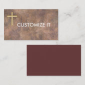 Christliche persönliches GESCHÄFTS-KARTEN Visitenkarte (Vorne/Hinten)