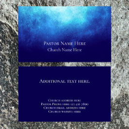 Christliche Pfarrkirche im benutzerdefinierten Tex Visitenkarte