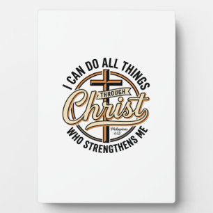 Christliche Philipper 4_13 Vintage-Zitat-Shirt Des Fotoplatte