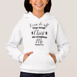 Christliche Philippinen 4:13 Bibelverse Hoodie