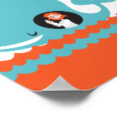 Christliche Plakatbibelgeschichte Jonah und The Wh Poster (Ecke)