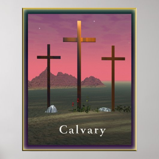 christliche Plakatkunst Poster (Vorne)