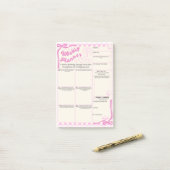 Christliche Planer Christliche Post-it-Notes Girly Post-it Klebezettel (Auf Schreibtisch)