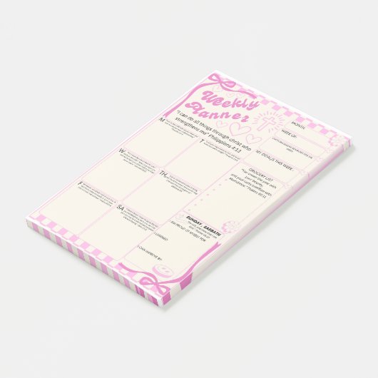 Christliche Planer Christliche Post-it-Notes Girly Post-it Klebezettel (angewinkelt)