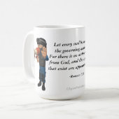 Christliche Polizei Kaffeetasse (Vorderseite Links)