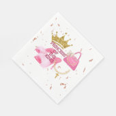 Christliche Prinzessin-Geburtstagsparty Serviette (Ecke)
