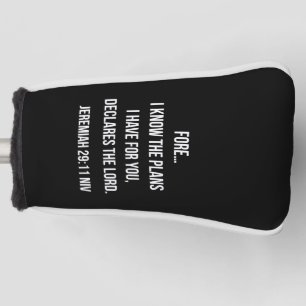 Christliche Putter-Abdeckung Funny Vatertag Gesc Golf Headcover