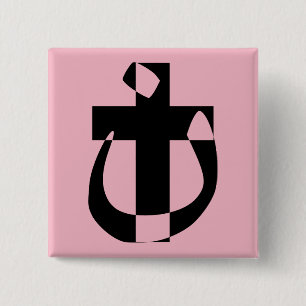 Christliche Querschaltfläche der Nazarene-Symbolso Button
