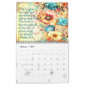 CHRISTLICHE QUOTE | BIBLE VERSE BOHO CHIC DESIGN KALENDER (Feb 2027)