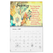 CHRISTLICHE QUOTE | BIBLE VERSE BOHO CHIC DESIGN KALENDER (Jan 2027)