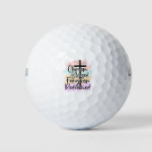 CHRISTLICHE QUOTE GOLFBALL (Vorderseite)