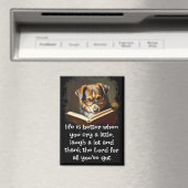 Christliche Ratschläge Spaß Wise Dog Life Magnet (In Situ (Geschirrspüler))