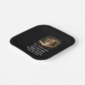 Christliche Ratschläge Spaß Wise Dog Life Pappteller (Gewinkelt)