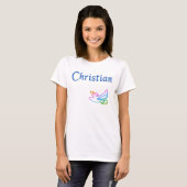 Christliche Regenbogenfohle T-Shirt (Vorne ganz)