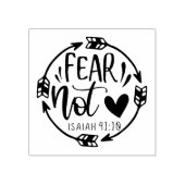 Christliche religiöse Bibelverse Angst nicht Gummistempel (Prägung)