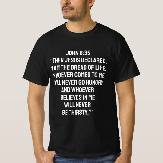 CHRISTLICHE RELIGIÖSE BIBLE VERSE QUOTEN T - Shirt (Vorderseite)